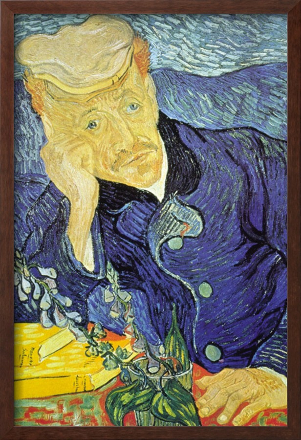 Portrait of Dr. Gachet - Van Gogh Painting On Canvas